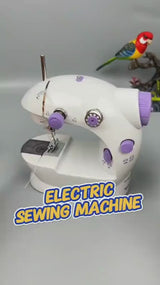 Portable Mini Dual-Speed Electric Sewing Machine with Foot Pedal & Accessory Kit